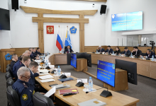 Совместное заседание антитеррористической комиссии и оперативного штаба в Республике Тыва