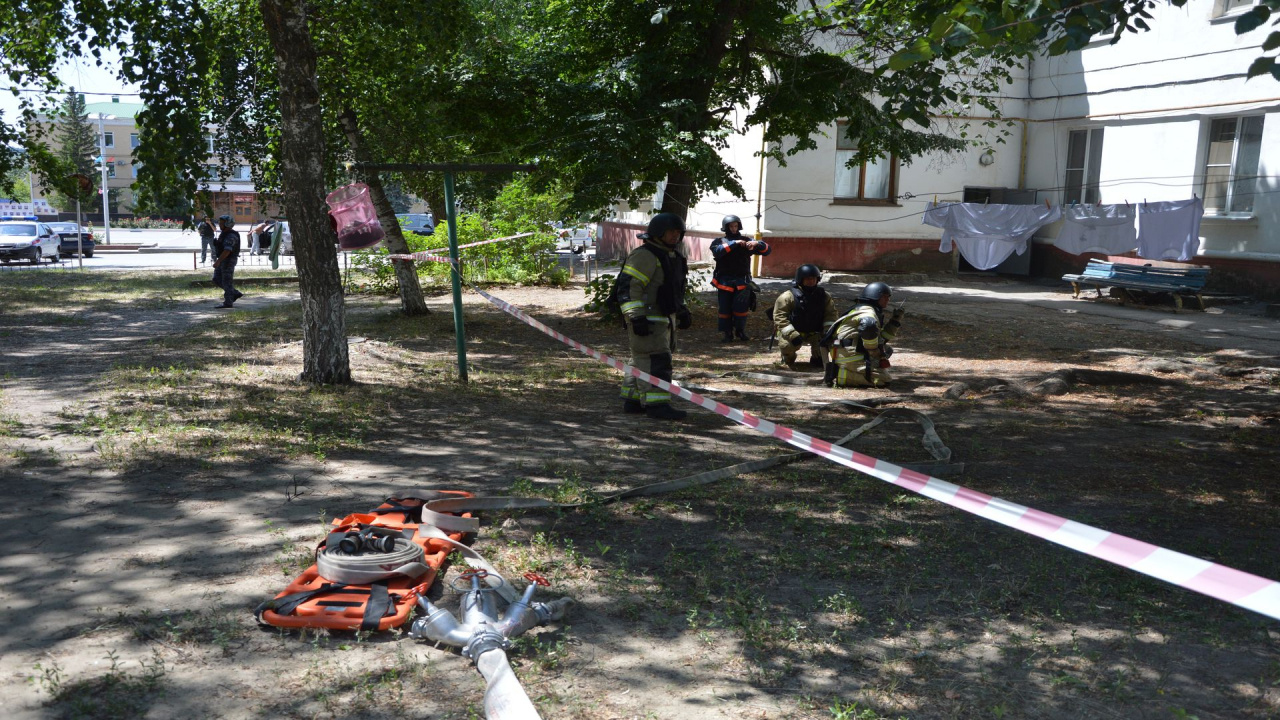 В Жирновском районе прошли тренировки по действиям в случае террористических угроз