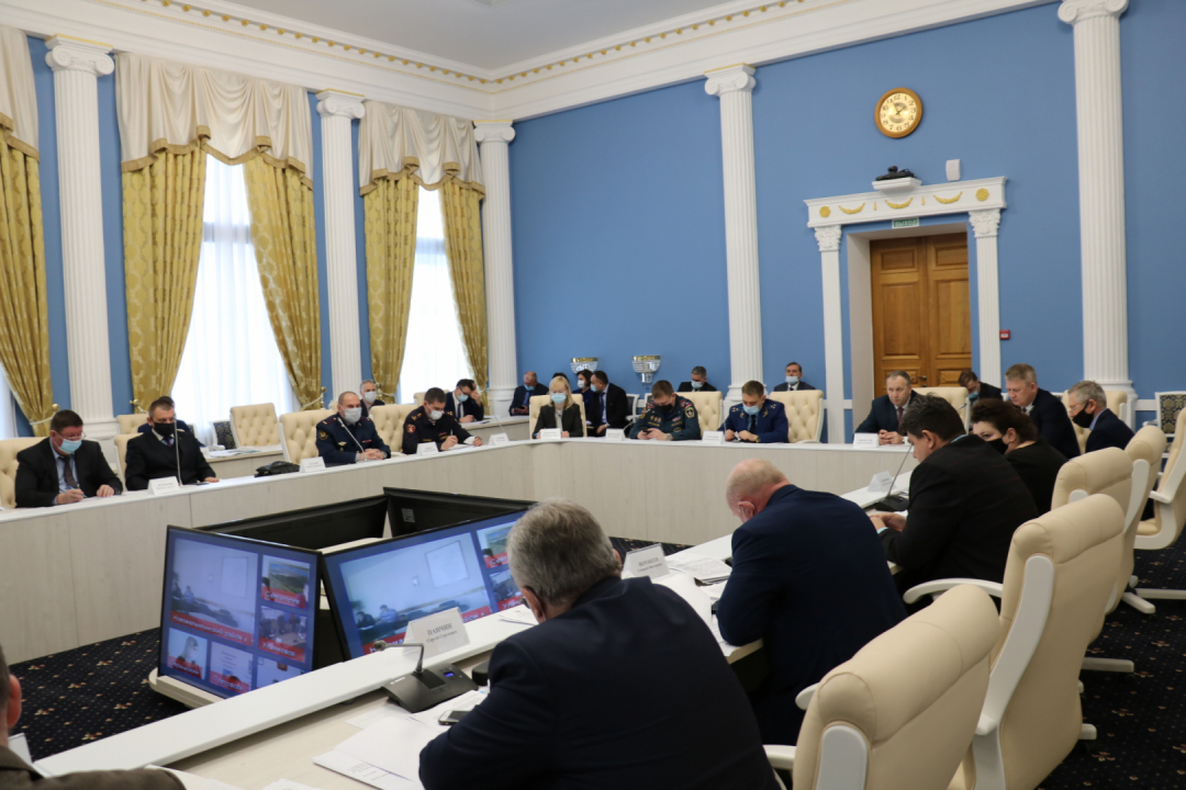 Проведение совместного заседания антитеррористической комиссии и оперативного штаба в Ульяновской области