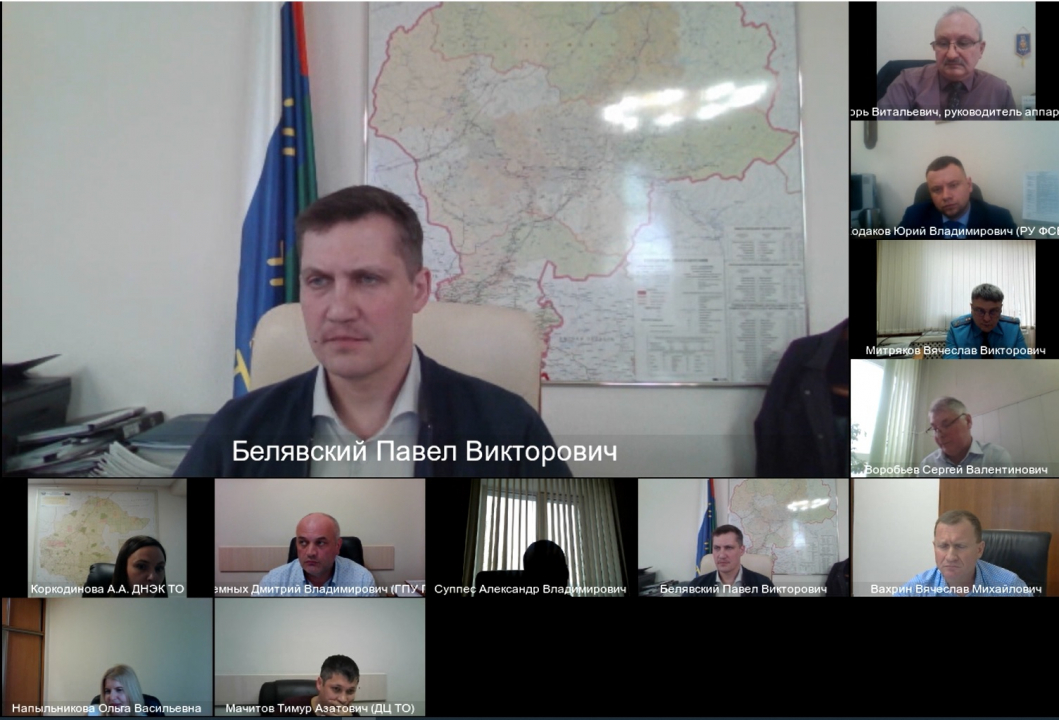 Заседание рабочей группы при антитеррористической комиссии в Тюменской области по объектам ТЭК