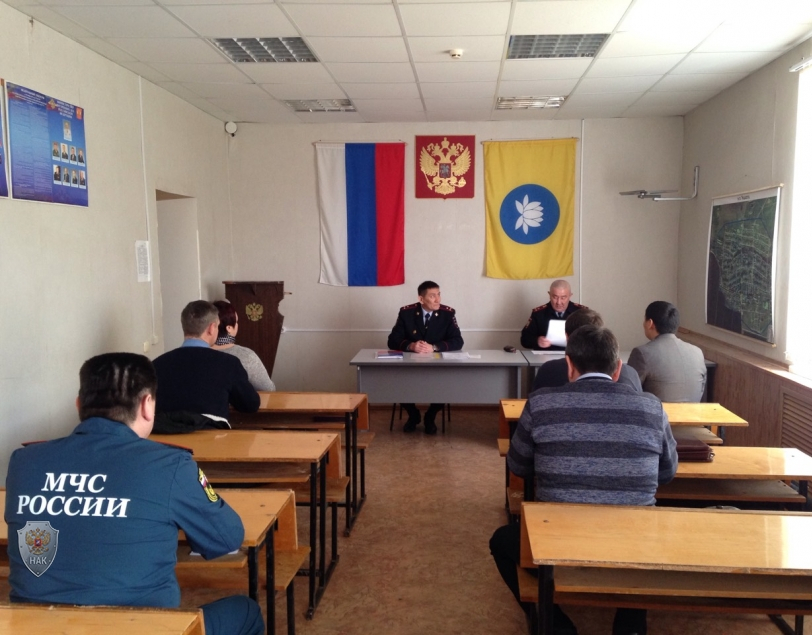 Оперативным штабом в Республике Калмыкия проведено командно-штабное учение 