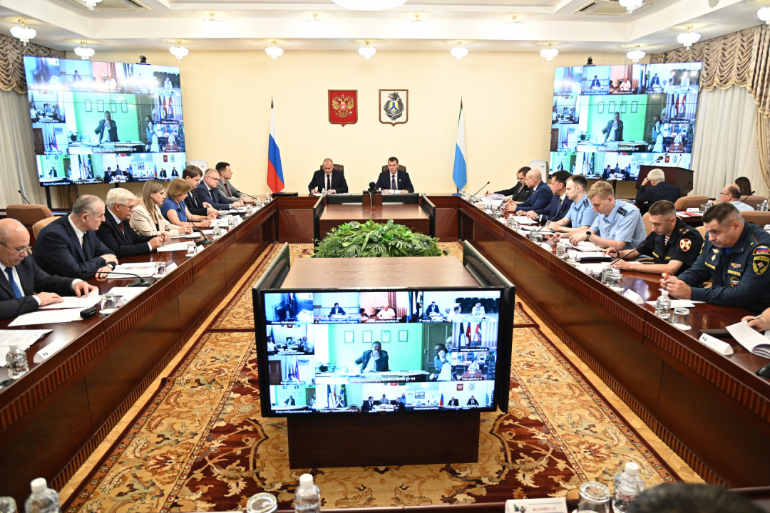 Совместное заседание антитеррористической комиссии и оперативного штаба проведено в Хабаровском крае