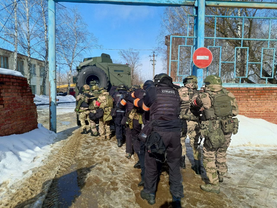 Антитеррористическое учение оперативного штаба в Республике Мордовия
