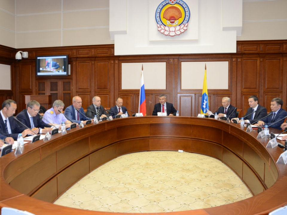 Совместное заседание Антитеррористической комиссии РК и Оперативного штаба в Республики Калмыкия
