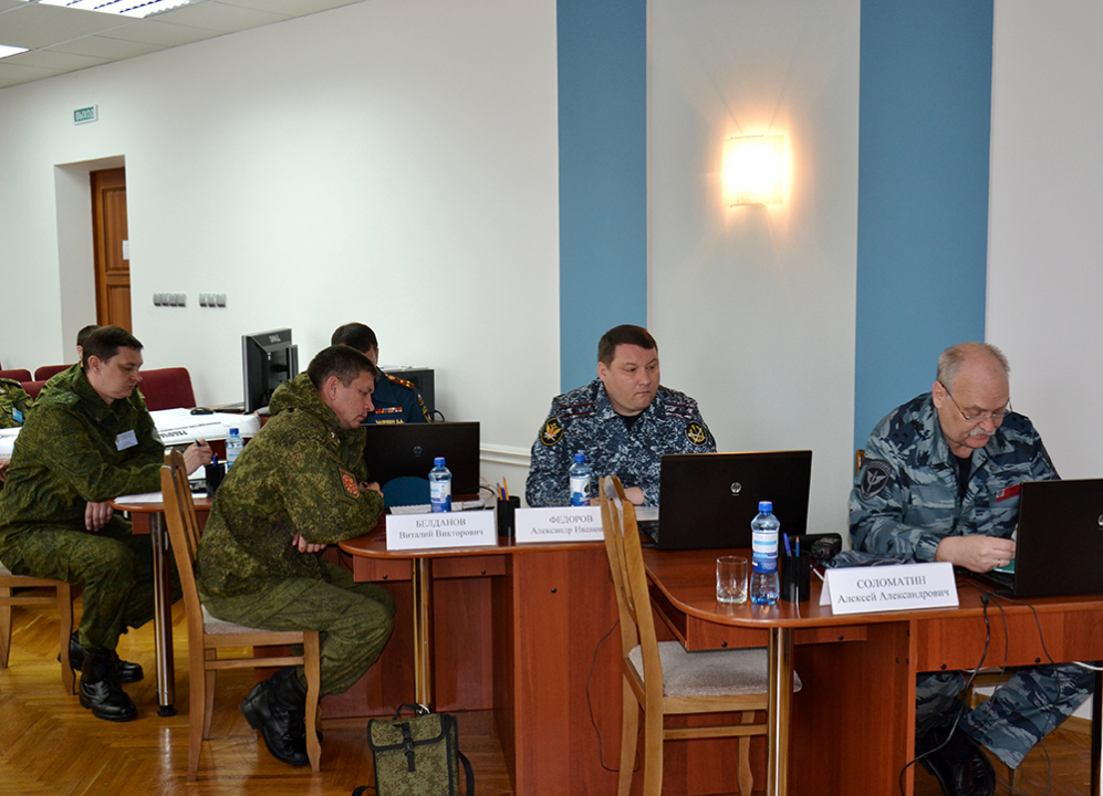 Командно-штабное учение по пресечению террористического акта на объекте топливно-энергетического комплекса в Тамбовской области