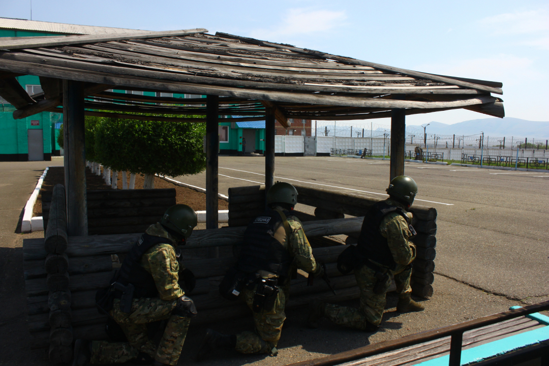 Антитеррористическое учение в пос. Пригорск проведено Оперативным штабом в Республике Хакасия