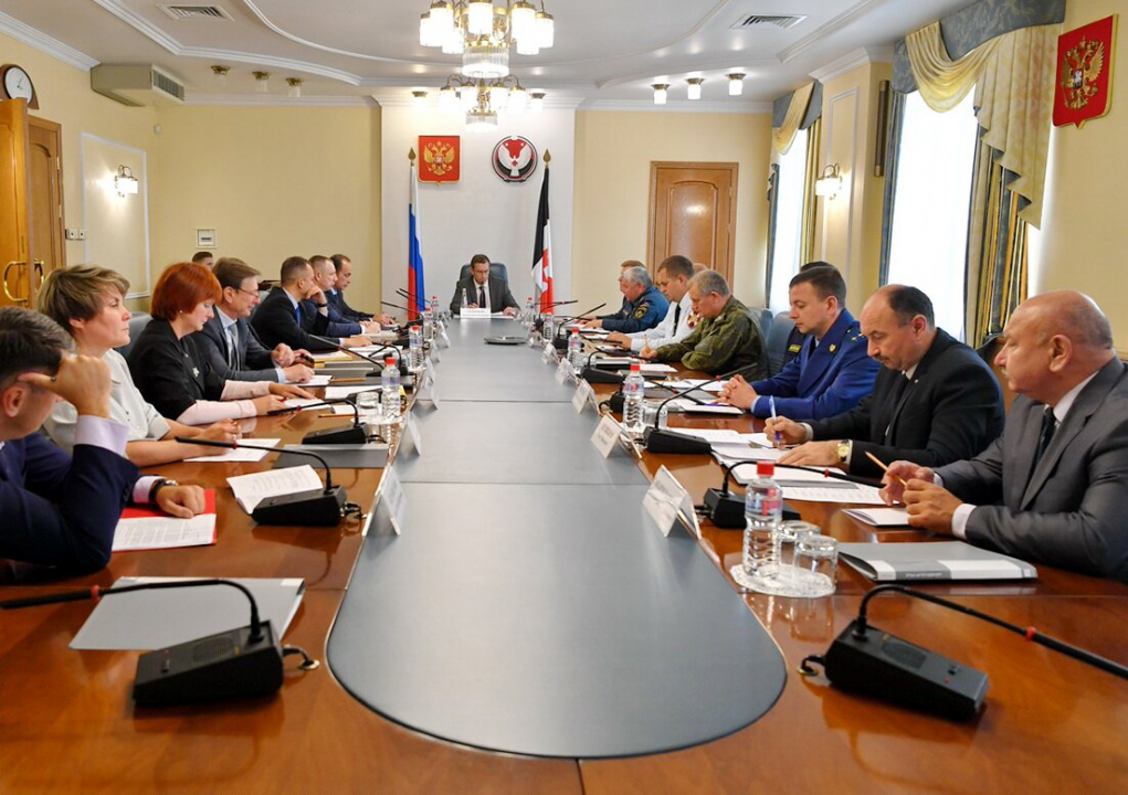 Прошло совместное заседание Антитеррористической комиссии и оперативного штаба в Удмуртской Республике.