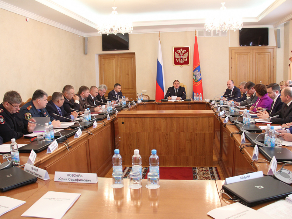 Совместное заседание АТК и ОШ в Орловской области  