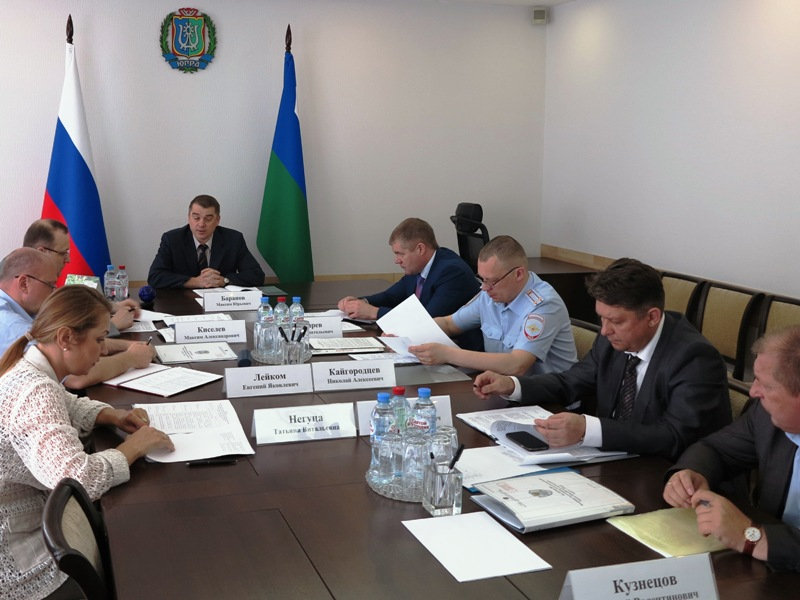 Открытие заседания временной межведомственной рабочей группы Антитеррористической комиссии Ханты-Мансийского автономного округа – Югры 
