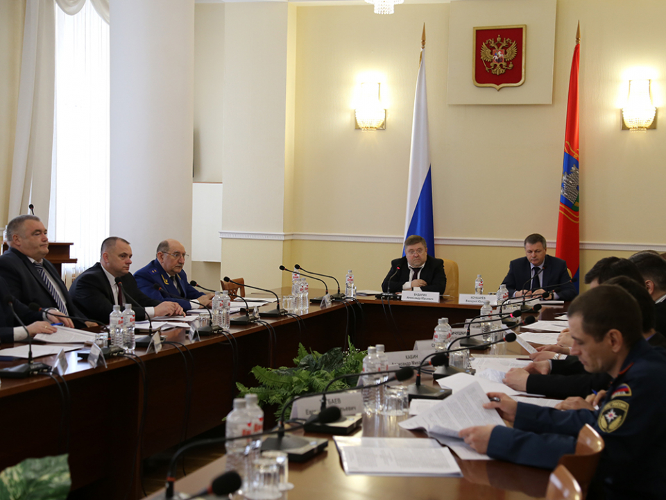 Совместное заседание Антитеррористической комиссии в Орловской области и Оперативного штаба в Орловской области 13 апреля 2018 года