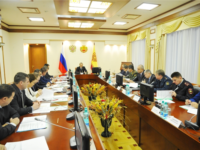Заседание антитеррористической комиссии  в Чувашской Республике