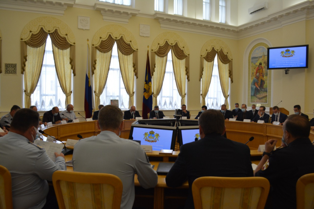 Совместное заседание антитеррористической комиссии и оперативного штаба проведено в Костромской области