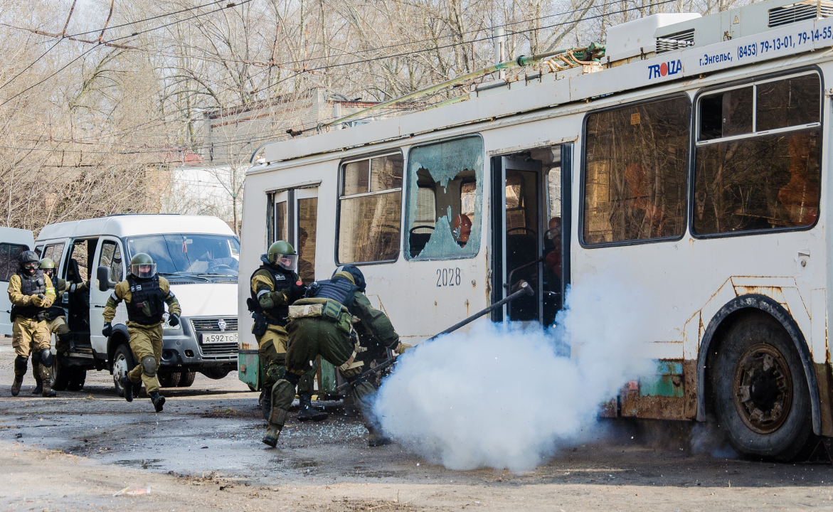 Под руководством оперативного штаба в Пензенской области на территории города Пензы прошли  антитеррористические учения «Циклон-2018»