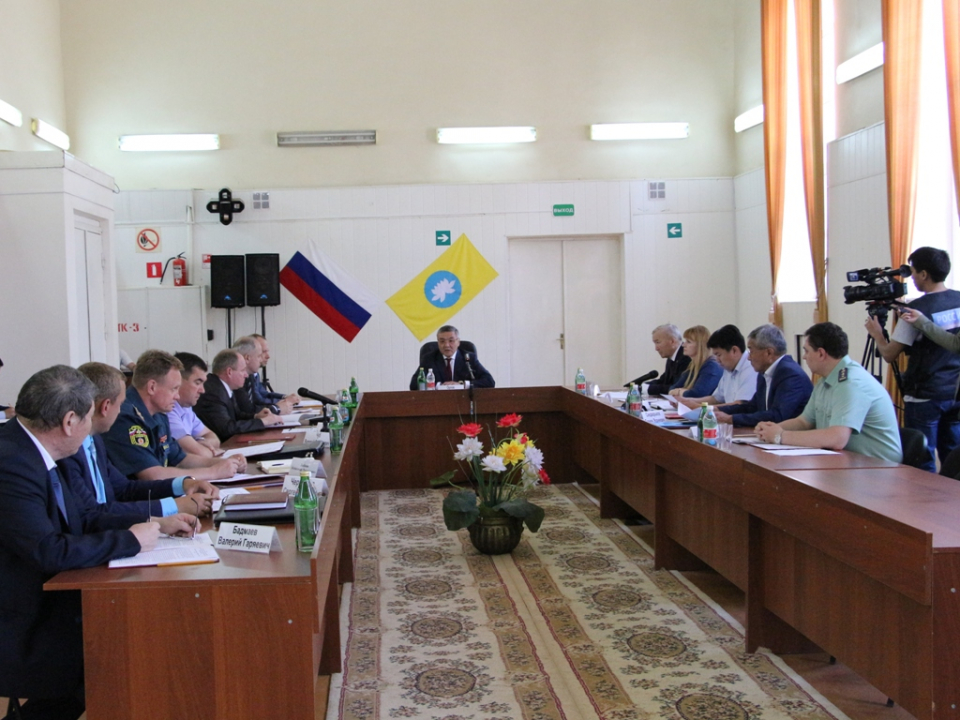 Выездное заседание Антитеррористической комиссии в Республике Калмыкия