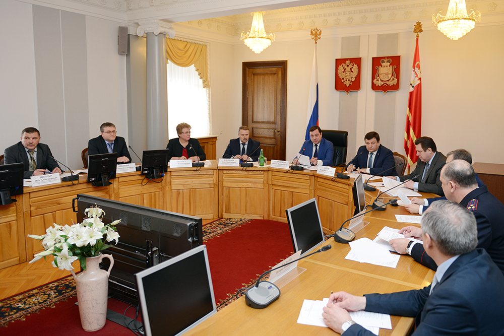 Совместное заседание Антитеррористической комиссии и Опреативного штаба в Смоленской области