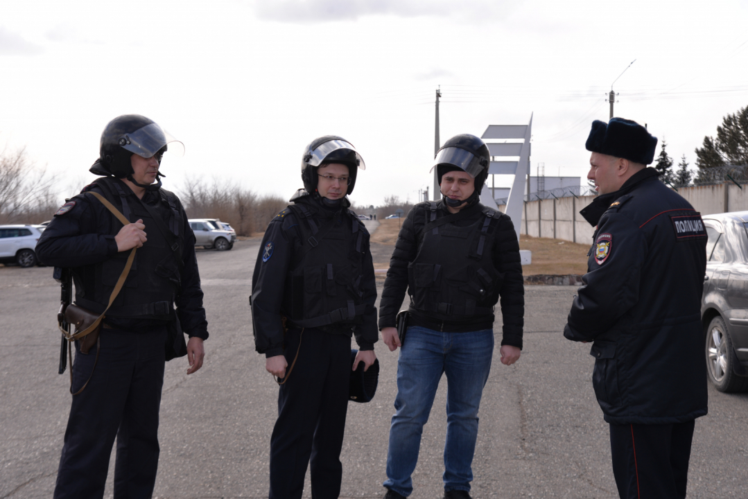 Антитеррористическое учение в городе Черногорске