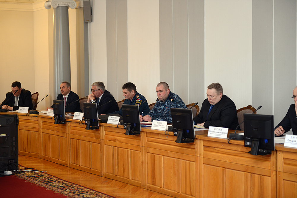Участники совместного заседания АТК и ОШ в Смоленской области