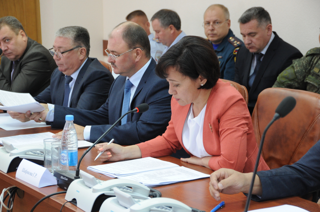 Состоялось совместное заседание антитеррористической комиссии и оперативного штаба в Республике Башкортостан