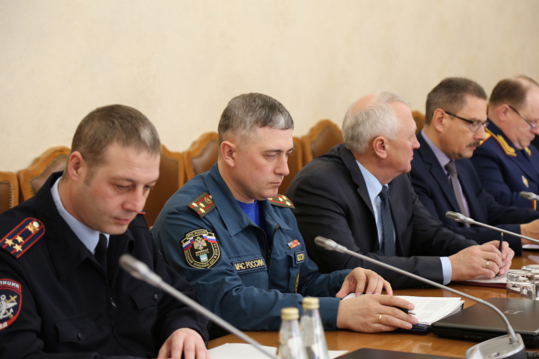 Прошло совместное заседание Антитеррористической комиссии  и Оперативного штаба в Орловской области