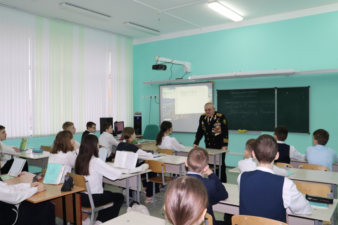 «Десант Славы» в школе № 61 Курска