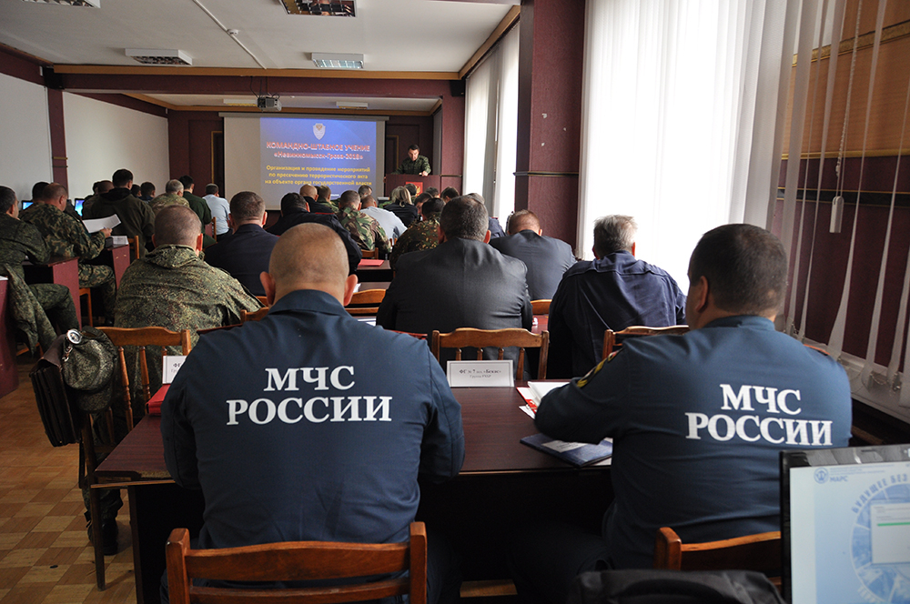 Оперативным штабом  в Ставропольском крае проведено плановое антитеррористическое командно-штабное учение «Невинномысск-Гроза-2018»