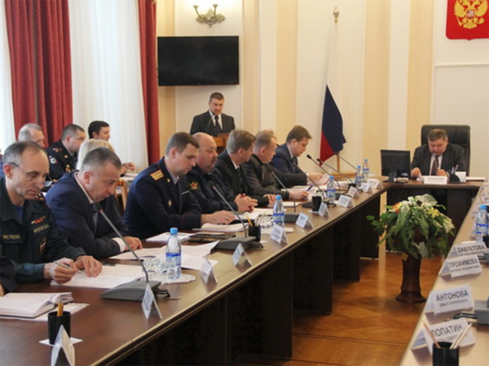 Совместное заседание антитеррористической комиссии Ивановской области и оперативного штаба в Ивановской области