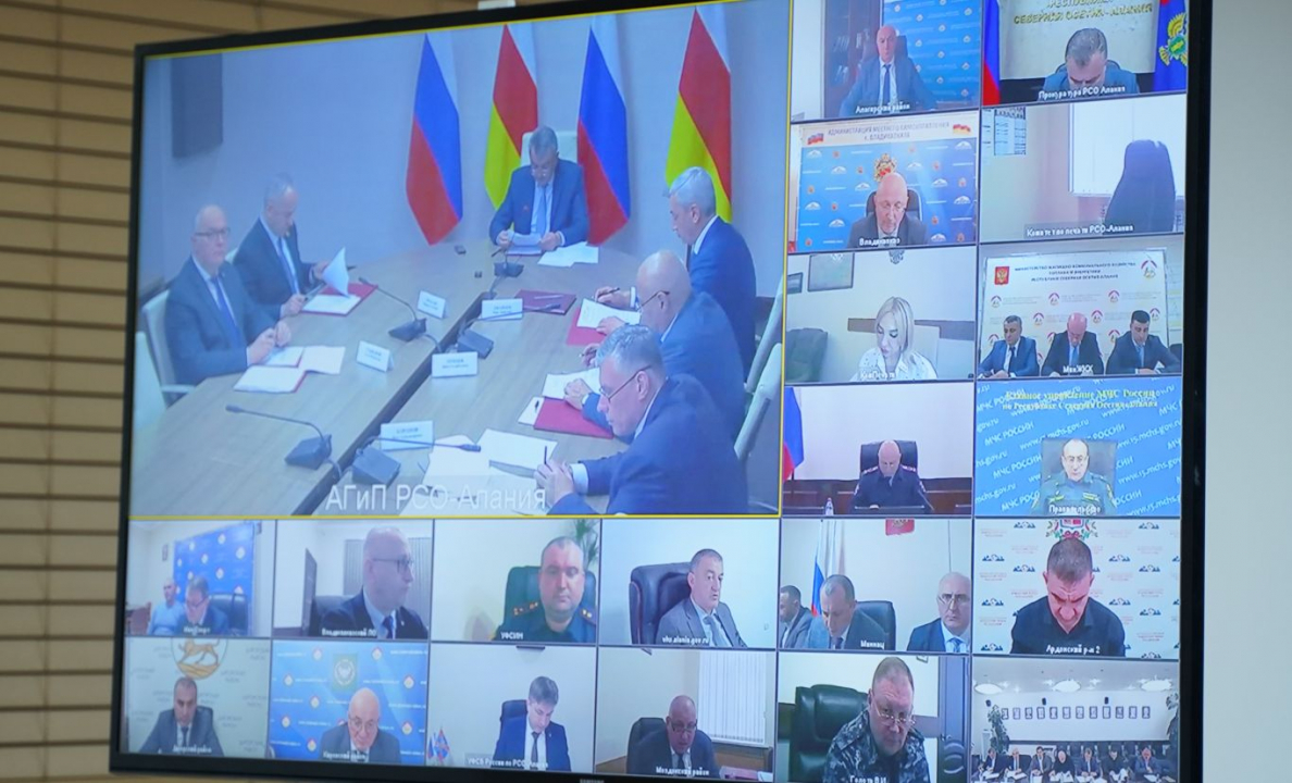 Заседание антитеррористической комиссии в Республике Северная Осетия-Алания