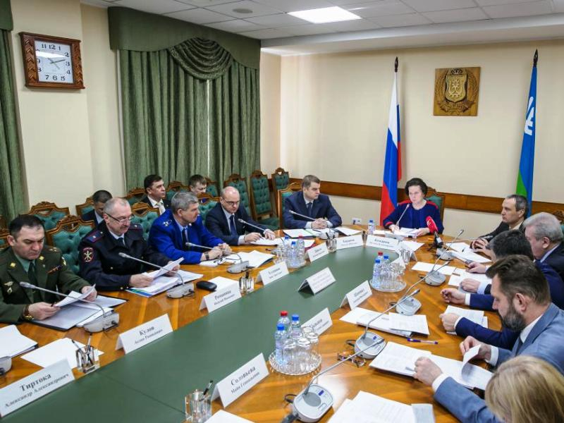 Подведение итогов совместного заседания Антитеррористической комиссии и Оперативного штаба в Ханты-Мансийском автономном округе – Югре 