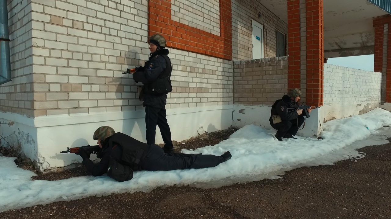 В городе Агрыз Республики Татарстан  проведены антитеррористические учения