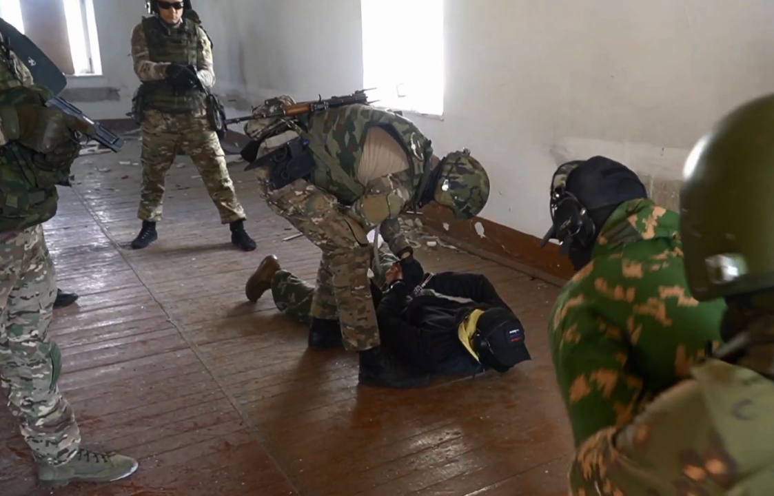 Оперативный штаб в Курганской области провел учения  по пресечению условного теракта