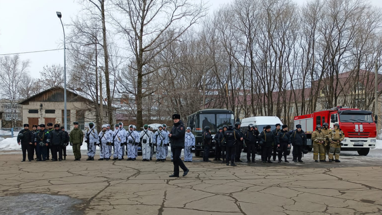 Командно-штабное учение оперативного штаба в Еврейской автономной области
