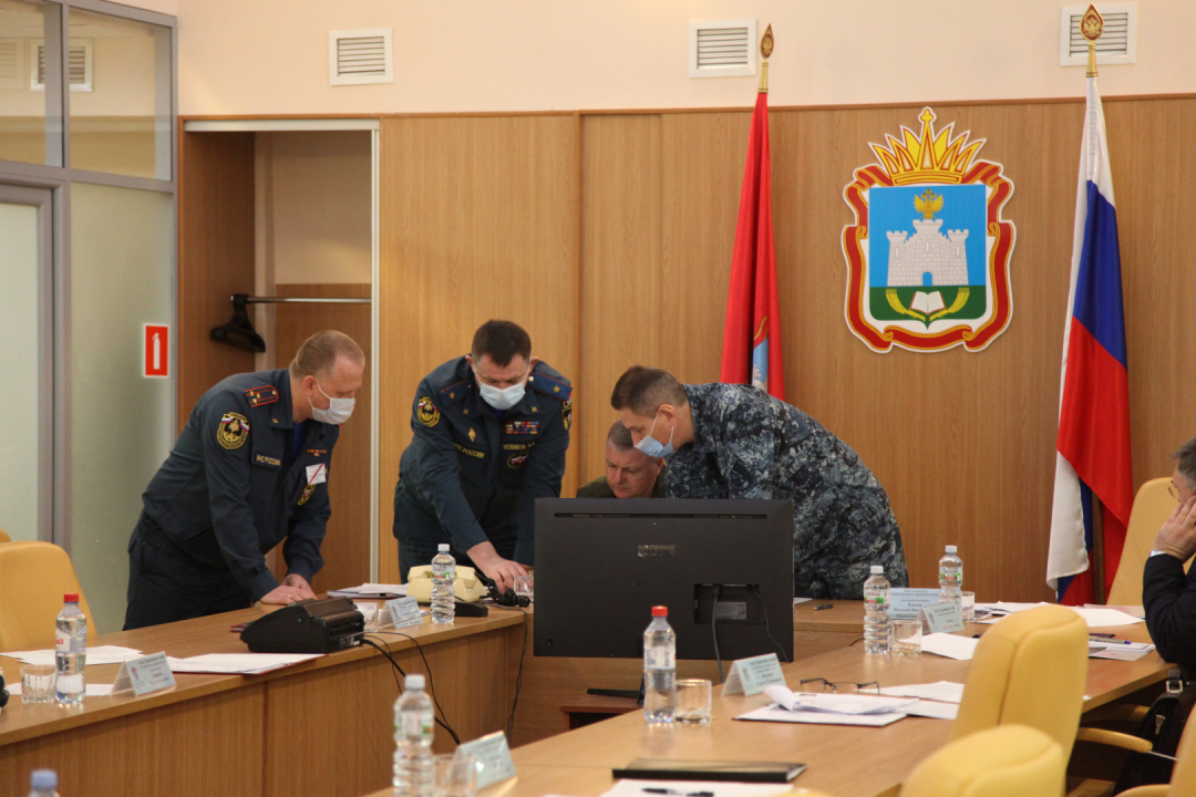 Оперативным штабом в Орловской области проведено командно-штабное учение 