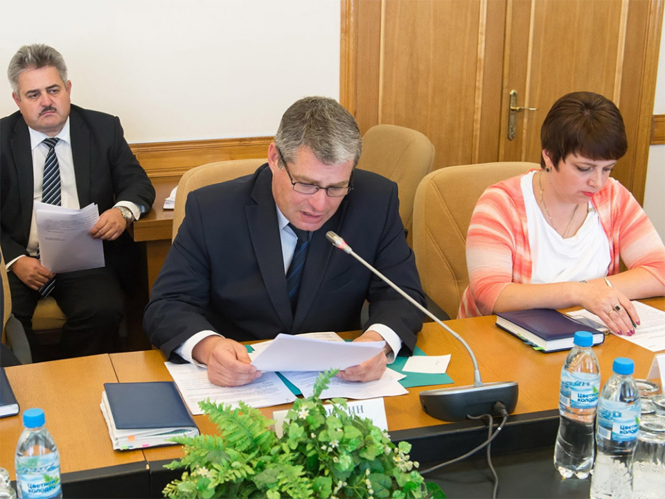 Участники заседания Антитеррористической комиссии в Калужской области 