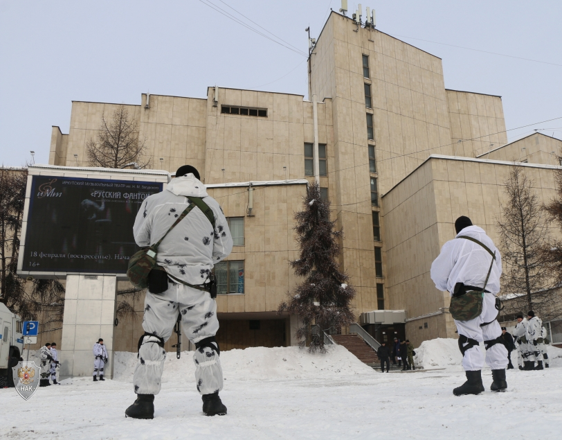 В Иркутском государственном музыкальном театре прошли антитеррористические учения 
