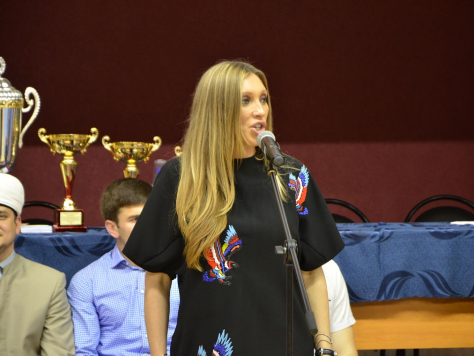 Выступление двукратной олимпийской чемпионки по легкой атлетике Светланы Мастерковой
