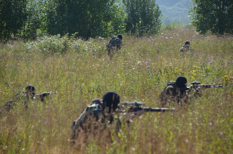 Антитеррористические учения. Вологодская область, село Верховажье. 12 августа 2014 года