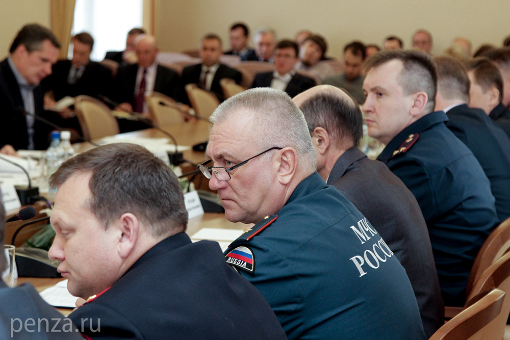 Совместное заседание областной Антитеррористической комиссии и Оперативного штаба в Пензенской области