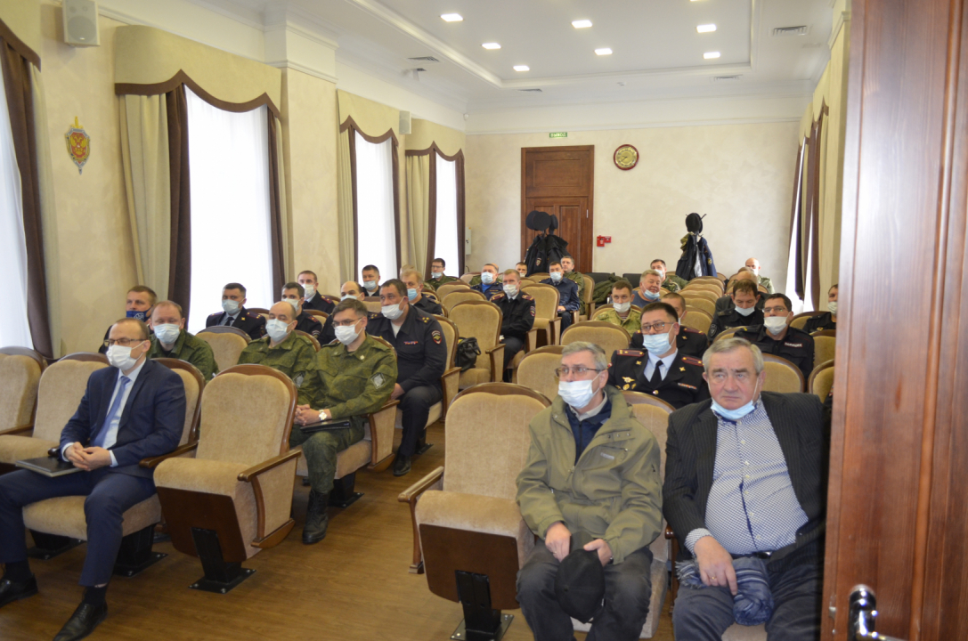 Руководители функциональных групп на общем разборе учения