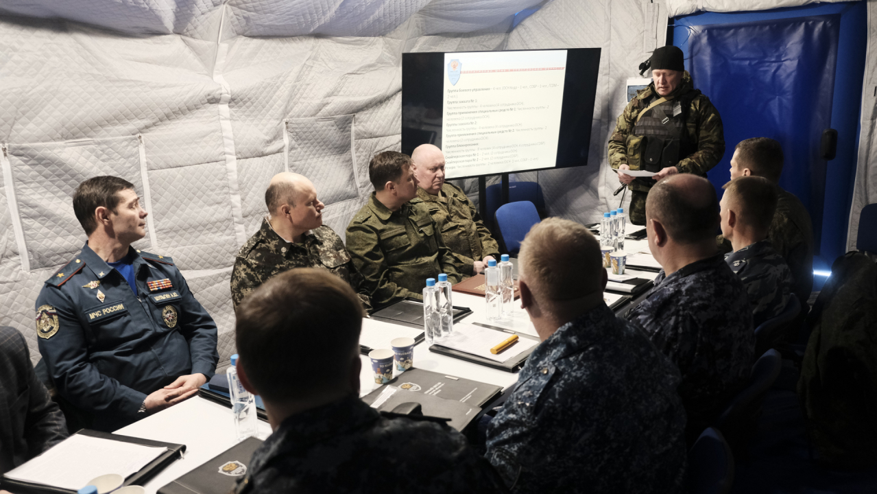 Оперативным штабом в Кемеровской области – Кузбассе проведено тактико-специальное учение 