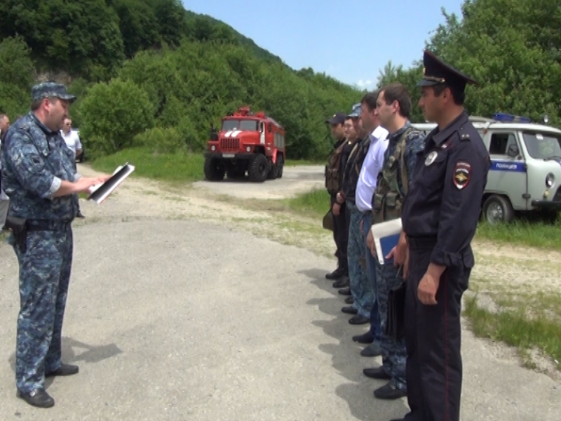 Учения по гражданской обороне оперативного штаба НАК в КБР. Кабардино-Балкарская Республика. 10 июня 2015 года