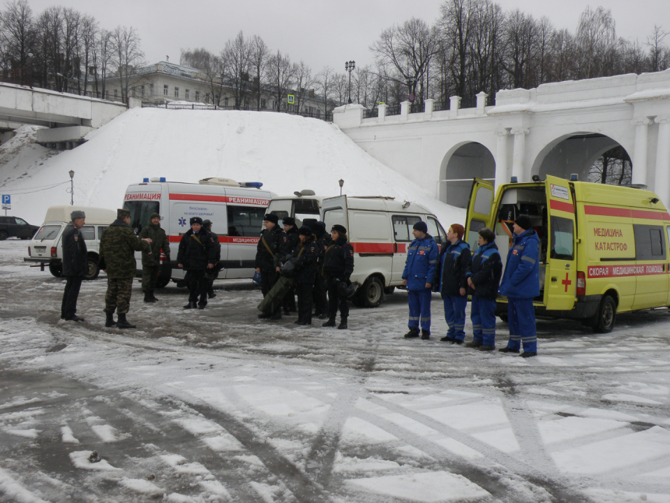 В городе Ярославле прошли антитеррористические учения