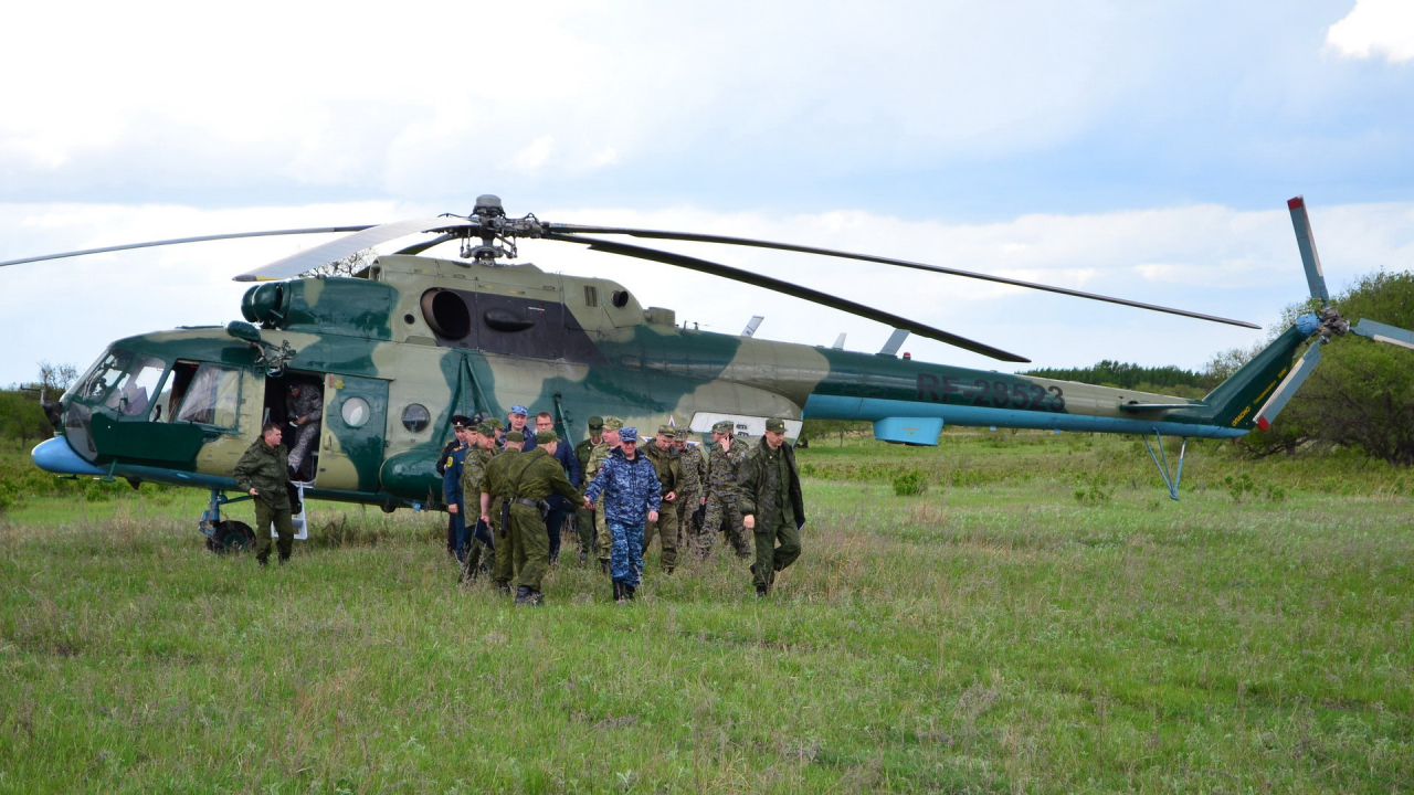 Прибытие оперативного штаба с привлечением авиациеи ФСБ России