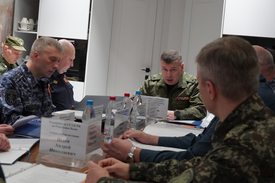 Тактико-специальное учение оперативного штаба в Республике Коми