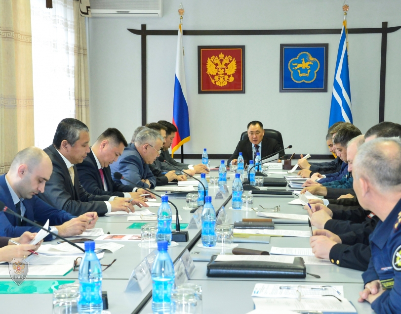 Совместное заседание антитеррористической комиссии
и оперативного штаба в Республике Тыва от 26 апреля 2018 года 
