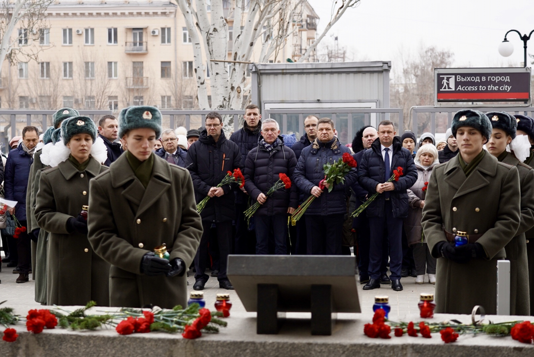 В Волгограде почтили память погибших в результате теракта