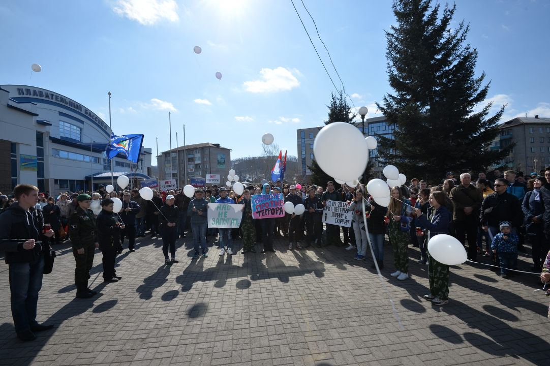 Митинг «Вместе против террора» прошел в Горно-Алтайске 