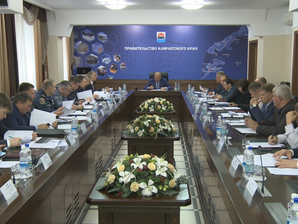 Губернатор Камчатского края Владимир Илюхин провёл заседание антитеррористической комиссии