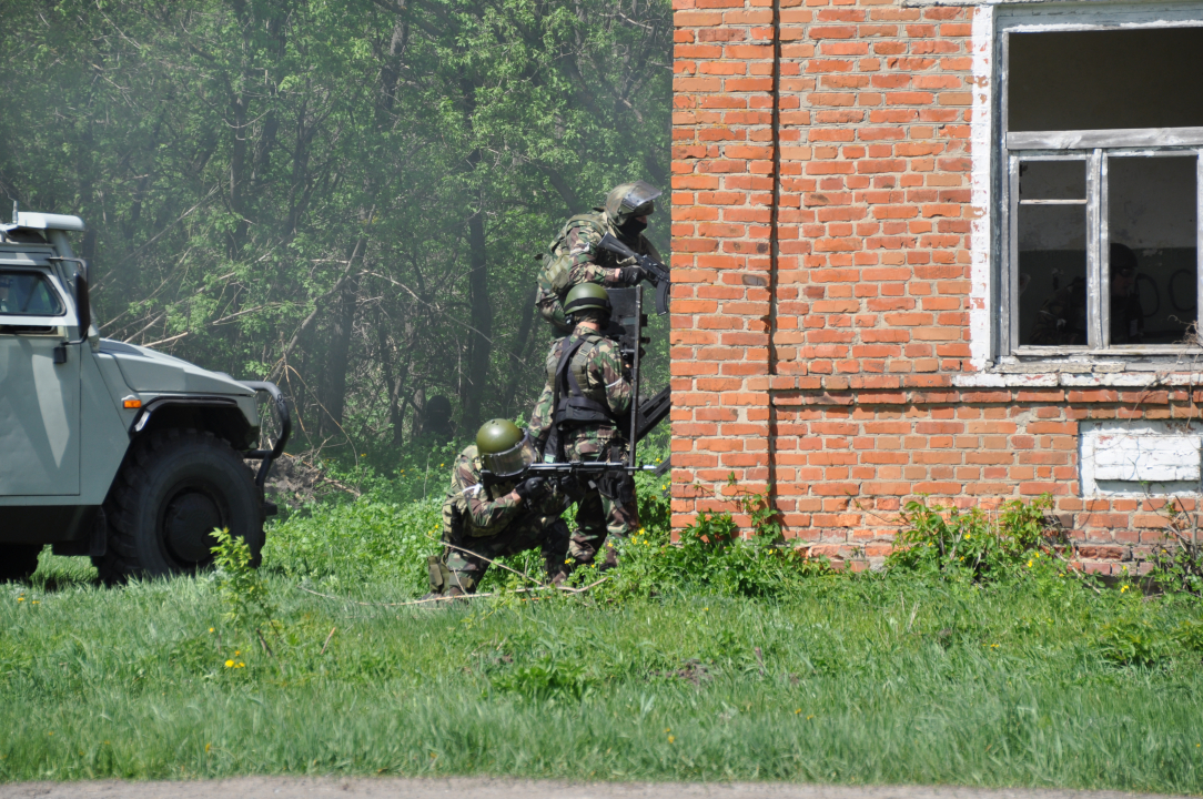 Оперативным штабом в Белгородской области проведены  тактико-специальные  учения 