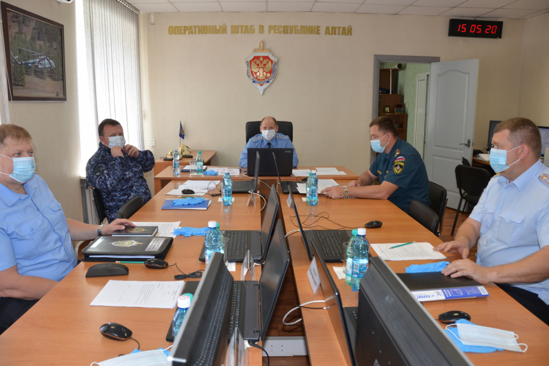 В Республике Алтай состоялось плановое командно-штабное учение спецслужб