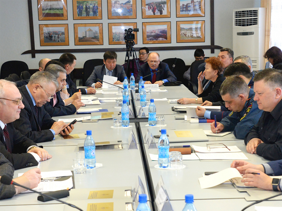 Заседание антитеррористической комиссии в Республике Тыва 